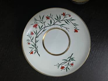 чайный сервиз барановка ссср: Çay dəsti, rəng - Ağ, Farfor, SSRİ — 4