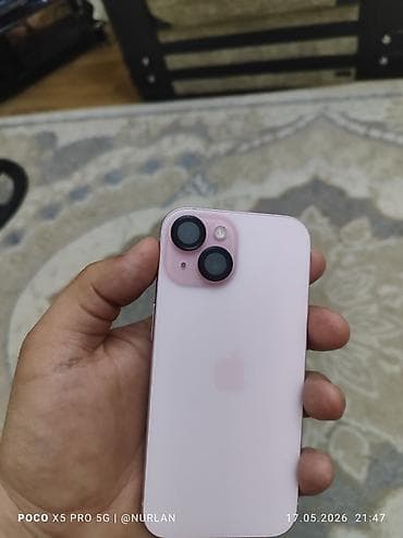 IPhone 15, 128 GB, Çəhrayı, Face ID
