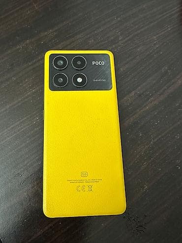 Poco X6 Pro 5G, rəng - Sarı, Barmaq izi
