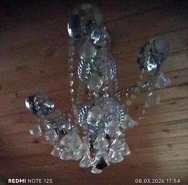 tamet daş: Çılçıraq, 10 və daha çox lampa, Xrustal — 1