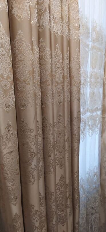 рулонные шторы баку: Б/у, Занавеска, цвет - Золотой — 2