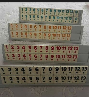 Maskalar, eynəklər: Plastik Okey Dəsti okey takımı tam yeni super vəziyıtdədir hazır — 3