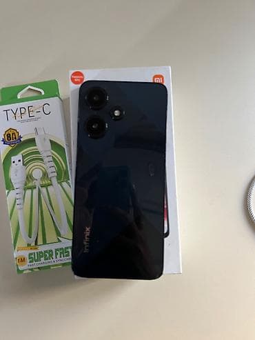 borofone be28 plus: Infinix HOT 30i, 128 GB, rəng - Göy, Düyməli, Sensor — 7