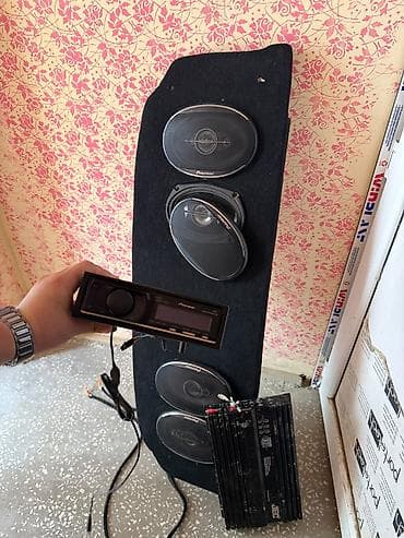 pionee: Avtomobil audio dəsti – Pioneer maqnitola + Pioneer oval akustika + — 4