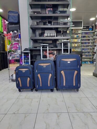 чемоданы производство кыргызстан: S-45m. M-65m. L-95m Camadan satisi.Catdirilma ve temir.Magaza gece — 1