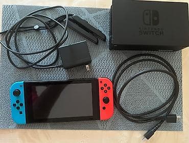 Nintendo Switch (Neon Blue/Neon Red) oyun konsolu Yaponiyadan