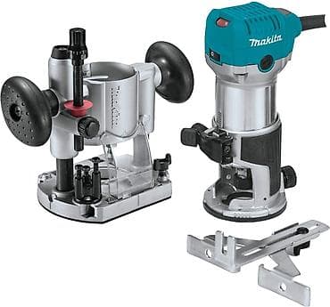 mini drel satilir: Makita RT0701CX7 elektrik əl frezeri – 2 baza və aksesuarlarla — 10