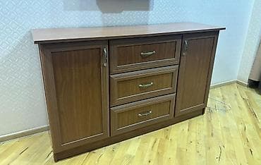 balaca şkaflar: Yataq otağı üçün mebel dəsti 1) Geniş komod 2) Geyim şkafı - 6 — 1
