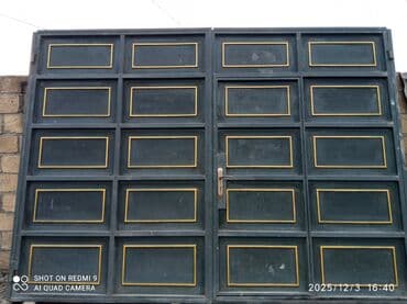 profil demiri: İşlənmiş Dəmir Həyət darvazası, Mexaniki, Qapı ilə, rəng - Qara, Kredit yoxdur, Ödənişli çatdırılma — 1