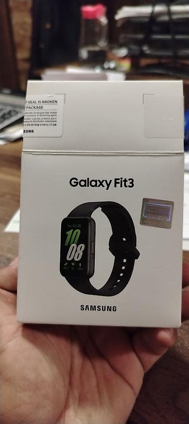 İşlənmiş, Smart qolbaq, Samsung, Suya davamlı, rəng - Qara