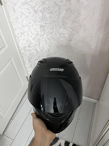 qara plyonka: JUNHAOLONG tam örtülü motosiklet dəbilqəsi - Rəng: parlaq qara - — 2