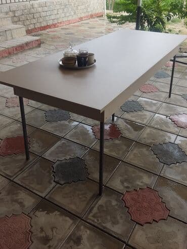 Салонная, медицинская мебель: Stol
210 uzunlugu
eni 85 sm
hundurluyu 74
unvan Maştaga — 2