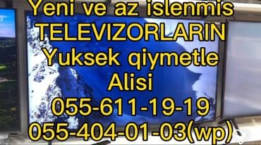 продать тв на запчасти: Yeni və az işlənmiş televizorlarin yüksək qiymətlə alışı.Satacaginiz — 1