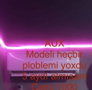 AUX split kondisioner Xüsusiyyətlər: - Divar tipli split sistem -