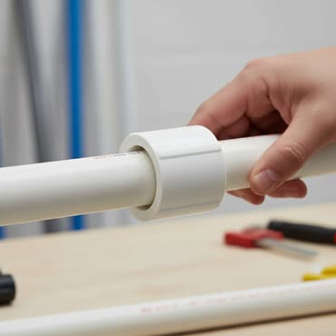 Bu ağ rəngli PVC mufta boruların birləşdirilməsi üçün nəzərdə