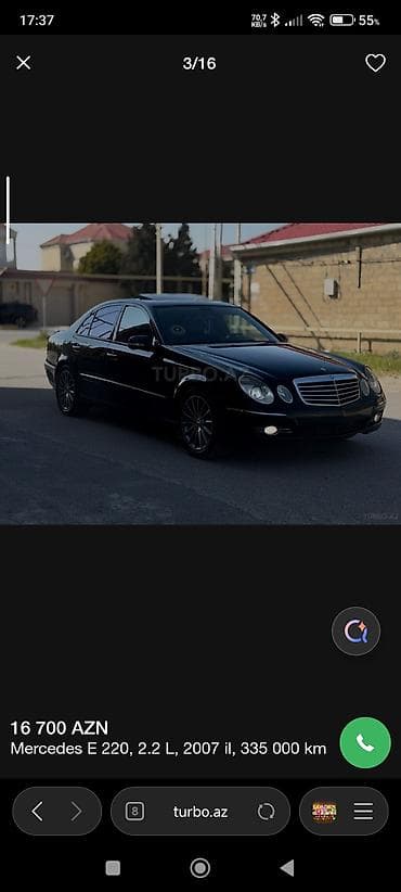 tempra sukan: Mercedes-Benz E 220: 2.2 l | 2007 il Sedan — 3