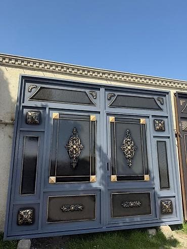 Yeni Dəmir Həyət darvazası, Yana açılan, 3 m, Mexaniki, Qapı ilə, rəng - Qəhvəyi, Kredit var, Ödənişli quraşdırma, Rayonlara çatdırılma, Ünvandan götürmə, Ödənişli çatdırılma