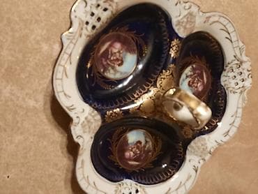 konfet qabi: Zevqlə işlənmiş bədii porselen konfeti/qəlyanaltı qabı – JIhlava — 1