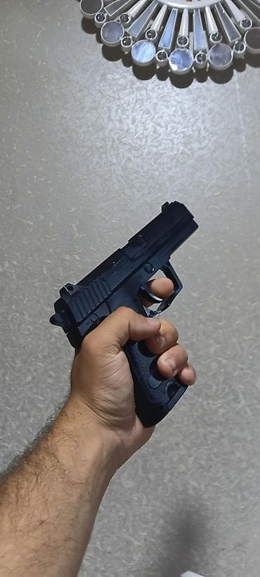 oyuncaq tapancalar: S2D Airsoft Gun tapança modeli. 850.qram Qara rəngli, realistik — 1