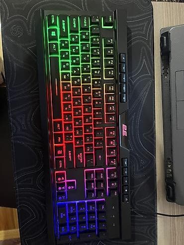 z fold 3: 2E GAMING Keyboard KG300 Black – tam ölçülü, çoxrəngli arxa işıqlı — 4