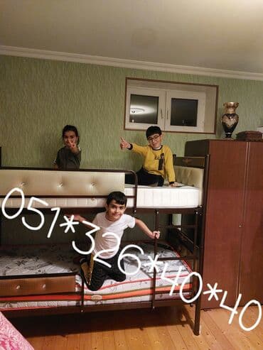 tek çarpayı: Oğlan və qız üçün, Yeni, Çarpayı, Matrassız, Siyirməsiz, Taxta — 20