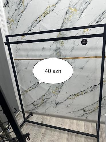 ucuz paltar dolabı: Metall paltar asqısı stendi - Material: möhkəm metal karkas - Rəng — 1