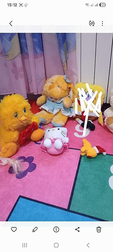 usaq ucun oyuncaq evler: Məhsul: Yumşaq oyuncaqlar dəsti Tərkib: - Sarı tüklü ayıcıq – ipəkli — 3