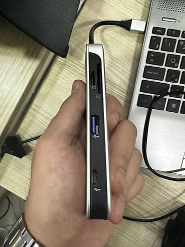 adapt: Kingston USB‑C çoxportlu HUB/adaptor Xüsusiyyətlər: - USB‑C qoşulma — 2