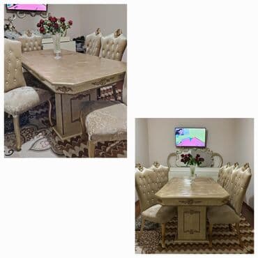 Masa desti satilir. Hec bir problemi yoxdu 6 oturacaq daxil. *Qiymeti lalafo.az -da Masa desti satilir. Hec bir problemi yoxdu 6 oturacaq daxil. *Qiymeti