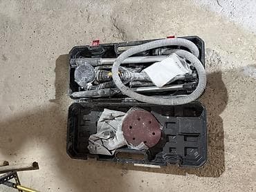 Elektrik əl alətləri: Gips/kartonplaqon və divar üçün elektrik zımpara dəsti Məhsul — 1