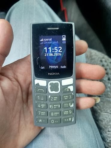printer 3 u birində: Nokia 105 4G, rəng - Boz, Düyməli — 1
