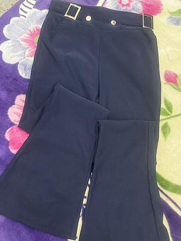 klassik şalvar qadin: Qadın şalvarı – tünd göy rəng Tezedir, s/m ölçü, ispanyol ətək. - — 4