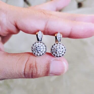 Sırğa, Sarı qızıl, 585 Əyar, 4800 g