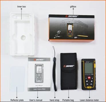 lumex lazer: Yeni Lazer məsafə ölçən, Rəngli displey, Tripod girişli, Hesablama funksiyalı, Rayonlara çatdırılma, Pulsuz çatdırılma, Kredit yoxdur — 3