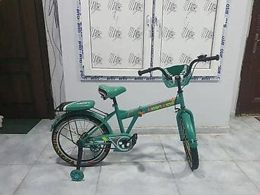 velosiped online: Yeni İki təkərli Uşaq velosipedi 16", sürətlərin sayı: 1, Ünvandan götürmə — 5