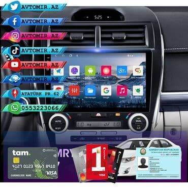 manitorlar masin ucun: Toyota Camry 12-17 Android Monitor DVD-monitor ve android monitor — 1