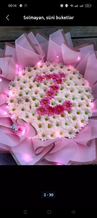 kombiler: Solmayan, süni buketlər - Rəngarəng və uzunömürlü dekorativ buketlər — 4