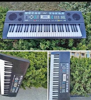oyunca: Təzə. Qutuda 5 oktava 61 klaviş Pianino səslidir. Əlavə 255 cür — 3