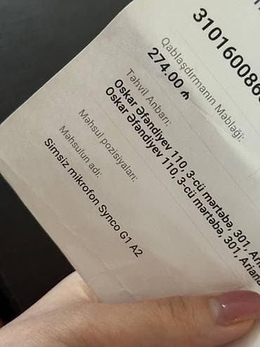 mikrofon karaoke: Model: SYNCO G1(A2) Vəziyyət: Çox yaxşı / səliqəli istifadə olunub — 9