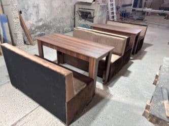 Bitkilər: Qonaq otağı üçün, Yeni, Açılmayan, Kvadrat masa, 4 stul — 1