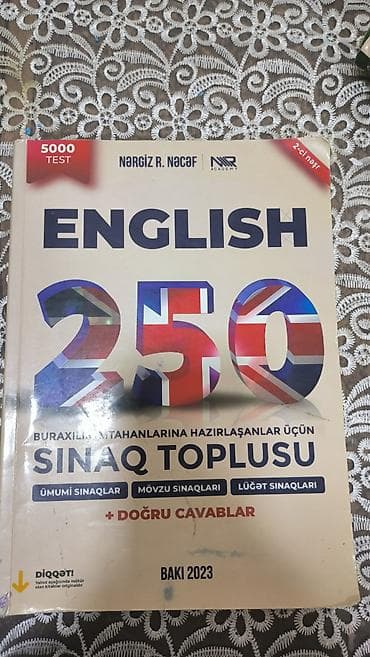 Kitablar və jurnallar: İngilis dili üzrə test və çalışma kitabları dəsti - DİM “English 5” – — 2
