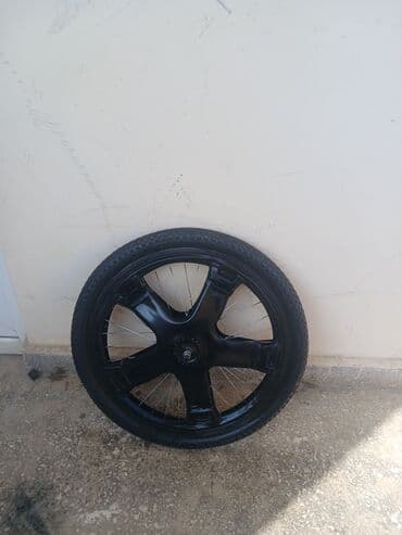 şin və disk: Velosiped arxa təkər komplekti - Ölçü: təxmini 24" (uşaq/şəhər — 1