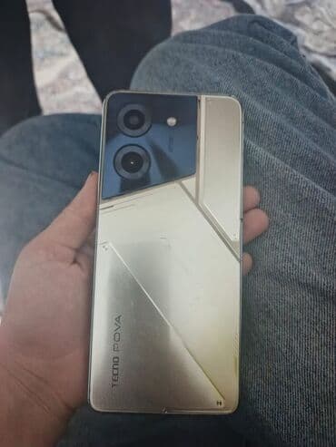 telefon satisi: Tecno Pova, rəng - Qızılı — 3