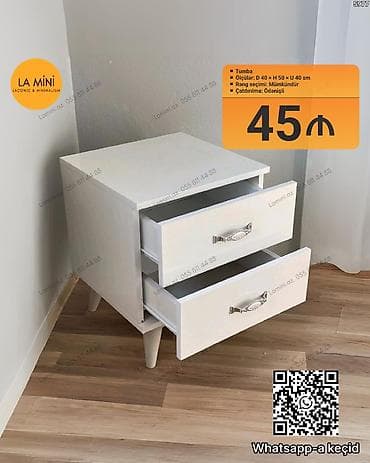 LA Mini “Tumba” - Ölçülər: Dərinlik 40 sm x Hündürlük 50 sm x En 40