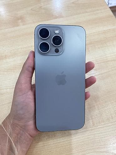 iphone x barter: IPhone 15 Pro Max, 256 GB, Gümüşü — 1