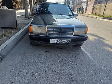 bmw az: Mercedes-Benz 190 (W201) sedan - Korpus: 4 qapılı sedan, tünd boz — 3