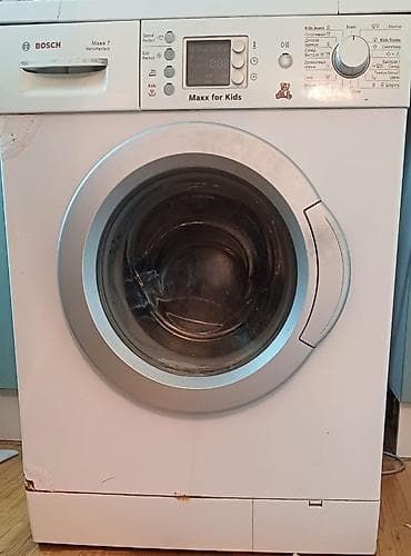 Paltaryuyan maşın Bosch, 7 kq, Təmirə ehtiyacı var, Avtomat, Qurutmasız, Ünvandan götürmə