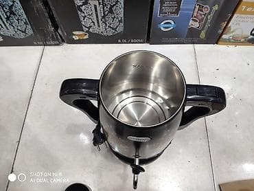 Elektrik samovar Vegastar 4litr su 800 ml cay tutumlu 1850 watt — 2