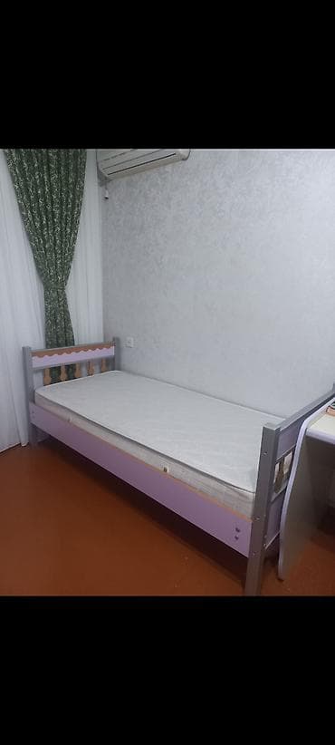 куплю кровать бу: 2 əd çarpayı, orta vəziyyətdə təcili satılır. Hər bir 80m — 2