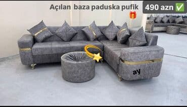 Künc divan, Pufik, Bazalı, Açılan